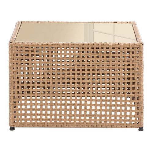 Canapé De Jardin Avec Table 2 Places Omegana Beige Clair