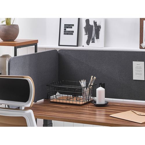 Cloison Amovible De Bureau Wally Gris Foncé