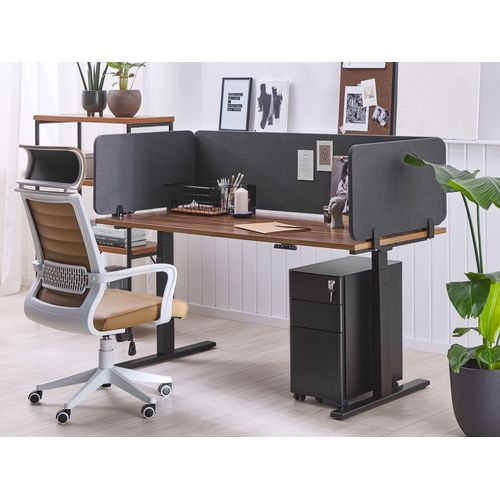 Cloison Amovible De Bureau Wally Gris Foncé