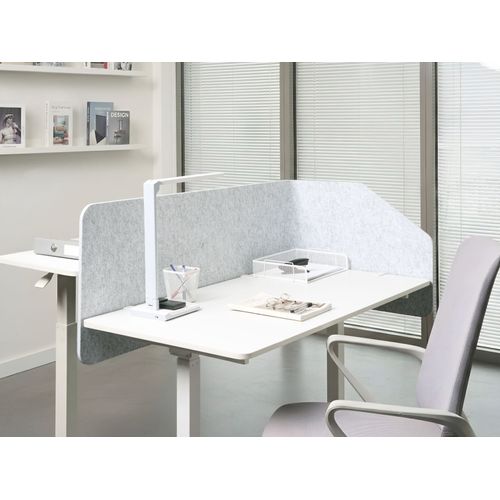 Cloison Amovible De Bureau Foldy Gris Clair