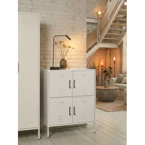 Meuble De Rangement Holbeck Métal Beige Clair