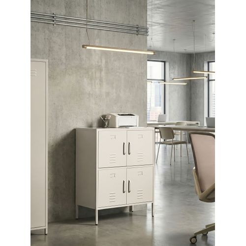 Meuble De Rangement Holbeck Métal Beige Clair