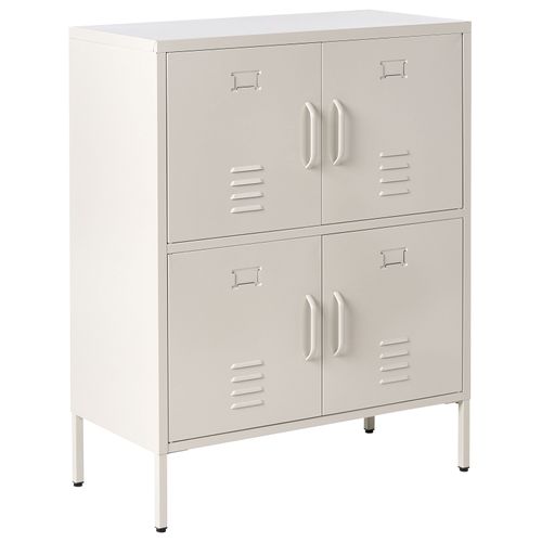 Meuble De Rangement Holbeck Métal Beige Clair