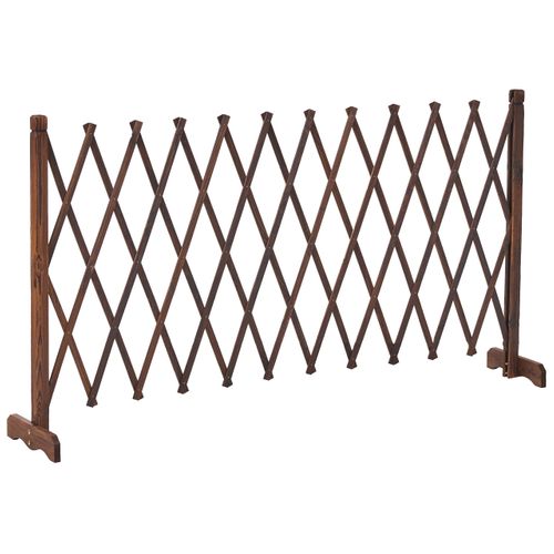 Treillis De Jardin Sciolze Extensible Marron Foncé