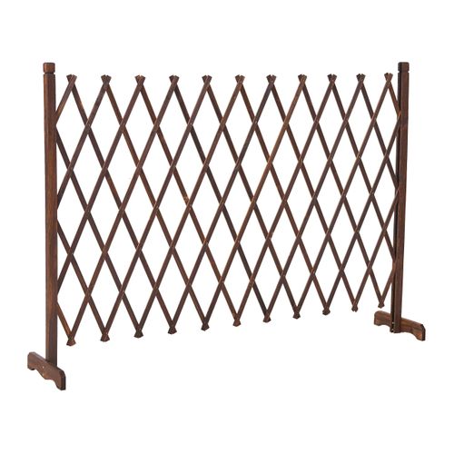 Treillis De Jardin Sciolze Extensible Marron Foncé