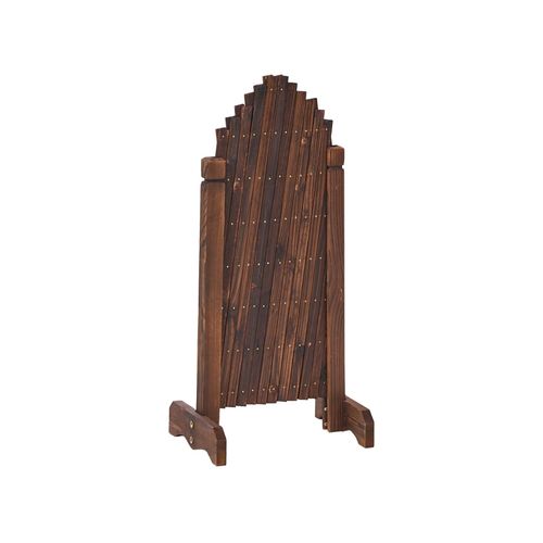 Treillis De Jardin Pavarolo Extensible Marron Foncé