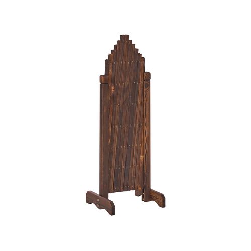 Treillis De Jardin Pavarolo Extensible Marron Foncé