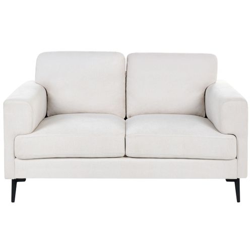 Canapé 2 Places Lousto Tissu Beige Clair