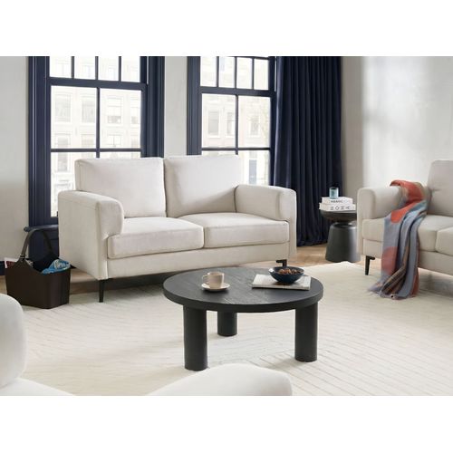 Ensemble De Salon 7 Places Lousto Tissu Beige Clair