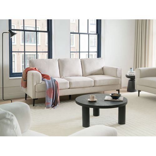 Ensemble De Salon 6 Places Lousto Tissu Beige Clair