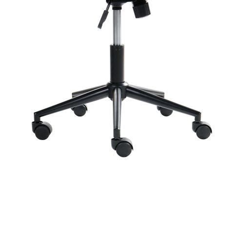 Chaise De Bureau Miles Velours Côtelé Marron Foncé