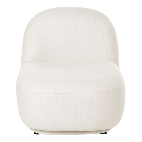Fauteuil Lovberg Tissu Blanc Cassé
