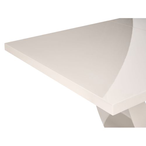 Table De Salle à Manger Extensible Merran Beige Clair 160/200 Cm 90 Cm