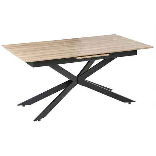 Table De Repas Finley Chêne Clair 160/200 Cm 90 Cm