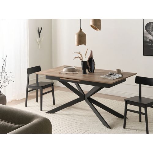 Table De Repas Finley Chêne Clair 160/200 Cm 90 Cm