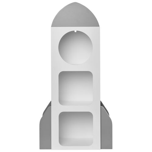 Bibliothèque 3 Étagères Cosmos 120 Cm Blanc