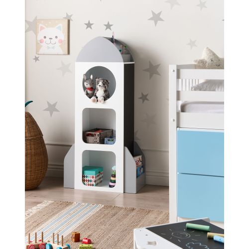 Bibliothèque 3 Étagères Cosmos 120 Cm Blanc