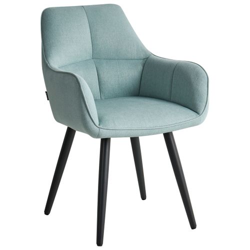 Lot De 2 Chaises De Salle à Manger Tirano Lin Synthétique Vert Menthe