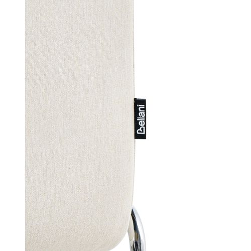 Lot De 2 Chaises De Salle à Manger Lecco Tissu Beige Clair