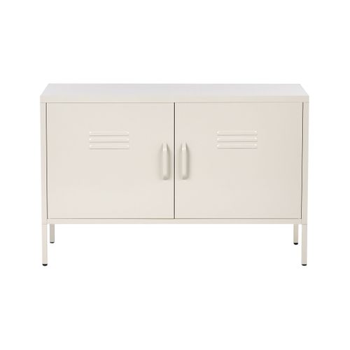 Meuble De Rangement Uria Métal Beige Clair