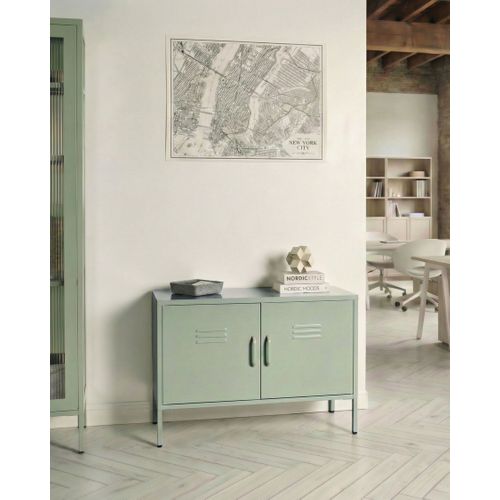 Meuble De Rangement Uria Métal Vert Menthe
