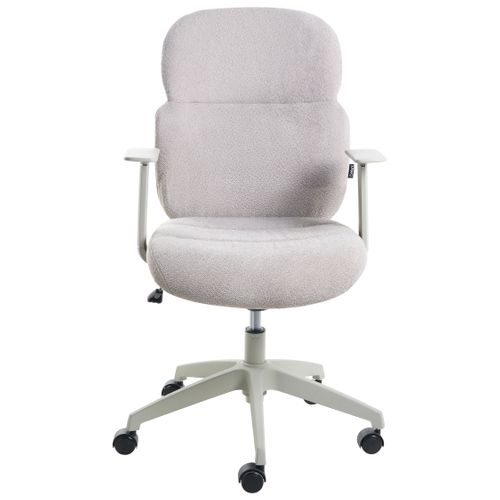 Chaise De Bureau Lexor Tissu Gris Clair