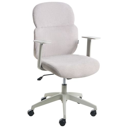 Chaise De Bureau Lexor Tissu Gris Clair
