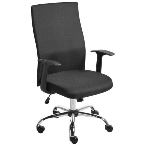 Chaise De Bureau Zuno Tissu Noir