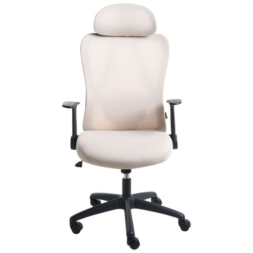 Chaise De Bureau Zyven Tissu Beige