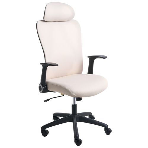 Chaise De Bureau Zyven Tissu Beige