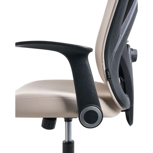 Chaise De Bureau Zyven Tissu Beige