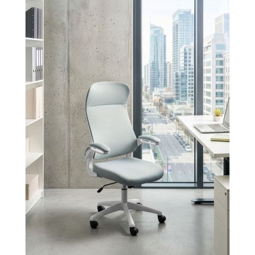 Chaise De Bureau Nexel Tissu Gris Clair