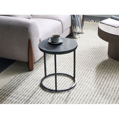 Table D'appoint Tyrell Marbre Noir