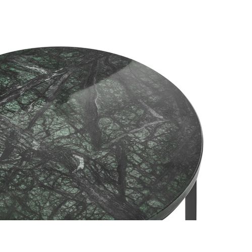Table D'appoint Tyrell Marbre Vert Foncé