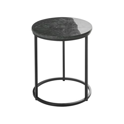 Table D'appoint Tyrell Marbre Vert Foncé