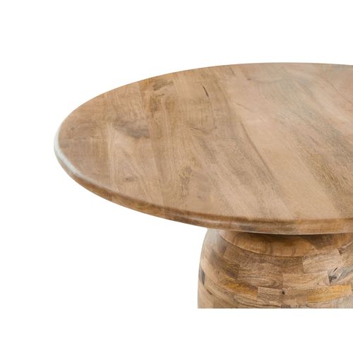 Table De Repas Murtle Marron Clair 110 Cm 110 Cm Bois De Manguier