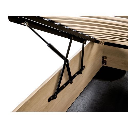 Lit Ottoman Etel 180 X 200 Cm Marron Clair