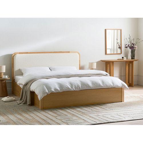 Lit Ottoman Perouges 180 X 200 Cm Marron Clair