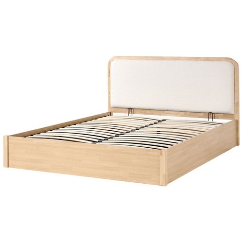 Lit Ottoman Perouges 180 X 200 Cm Marron Clair