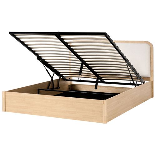 Lit Ottoman Perouges 180 X 200 Cm Marron Clair