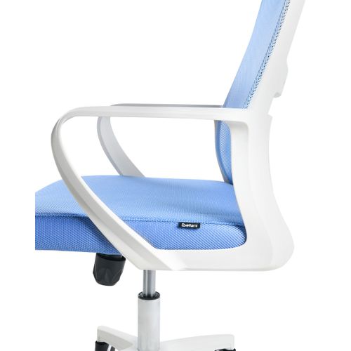 Chaise De Bureau Monarch Tissu Bleu