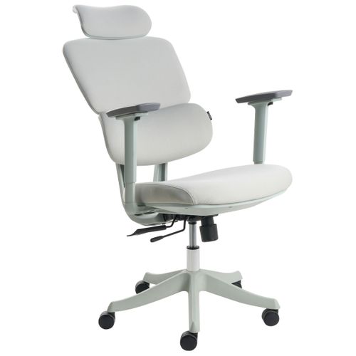 Chaise De Bureau Viscount Tissu Gris Clair