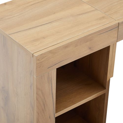 Meuble TV 184cm Pour Téléviseurs Jusqu'à 80" Avec Éclairage LED Et 2 Portes, Panneaux De Particules