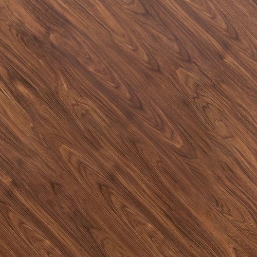 Table De Salle à Manger Ronde 100x76 Cm Avec Rangement Verre, En Mdf/verre/métal, Marron Et Noir