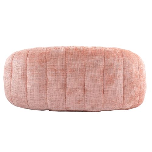 Canapé Pouf 2 Places En Chenille Rose, Mousse à Mémoire, Grand Fauteuil, Sans Montage, Salon/chambre