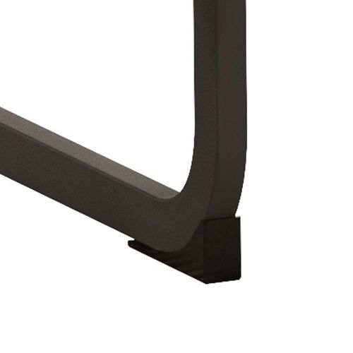 Lot De 2 Chaises Salle à Manger Brun, Structure Métal Noir, Design Ergonomique