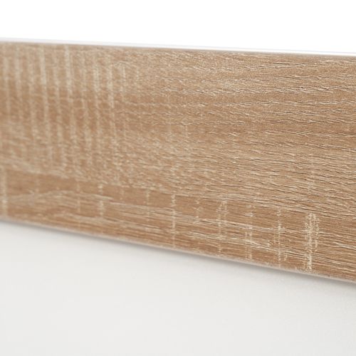 Lit Double 160x200 Cm - Lit Adulte Flottant En Bois Massif Avec Sommier à Lattes - Naturel