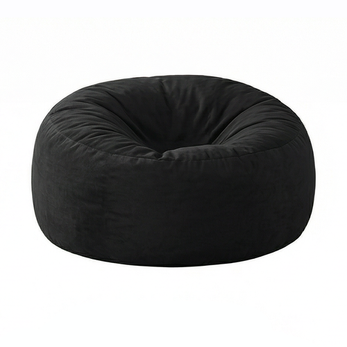 Fauteuil Poire , Bean Bag En Éponge, Housse Lavable - Noir