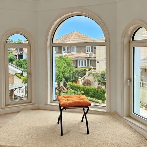 Fauteuil De Relaxation Avec Repose-pieds Et Accoudoirs Rembourrés, Structure Métal, Orange