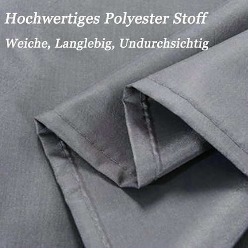 Rideau De Douche Anti-moisissure Avec Anneaux Imperméable Polyester Gris Foncé 180x220 Cm